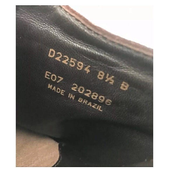 Cole Haan Chocolate Brown Suede Heeled Mules – Size 8.5 B - Picture 6 of 8